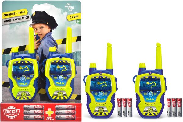 DICKIE Toys Walkie Talkie Police, (2-St) blau