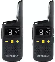 Motorola MOTOXT185, Motorola XT185 Set mit 2 Einheiten (8 km) (MOTOXT185) Schwarz