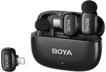 Boya mini USB-C/Lightning schwarz