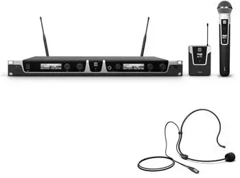 LD Systems U505 HBH 2 Funkmikrofon System mit Bodypack, Headset und Handmikrofon (LDU505HBH2)