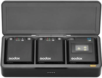 Godox Virso M2 2,4 GHz Drahtloses Mikrofonsystem Schwarz (VIRSO-M2)