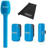RODE WIMICROCBLU, RODE R&Oslash;DE Wireless Micro (USB-C) (WIMICROCBLU) Blau