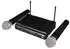 HQ-Power UHF-Mikrofon, kabellos, 2 Kanäle, 863,05MHz + 854,00MHz (HQMC10012)