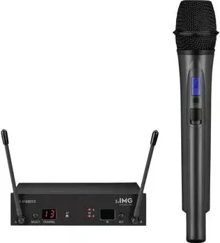 IMG Stage Line TXS-616SET/2 Funk-Mikrofon-Set UHF-PLL, kabellos, Metallgehäuse (TXS-616SET/2)