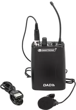 Omnitronic DAD Taschensender mit Lavaliermikrofon (13106979)