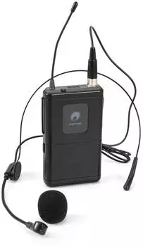 Omnitronic PORTY-8A Taschensender mit Kopfbügelmikrofon 863,1MHz (13107011)