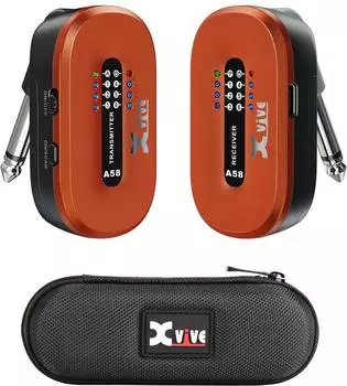 Xvive A58 Gitarren-Funksystem 5,8GHz, orange (XV-A58-O)