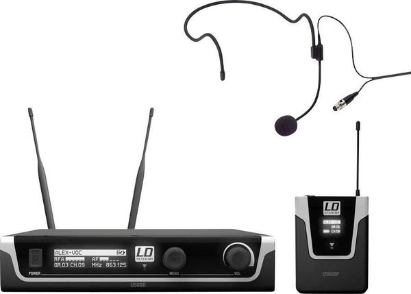 LD Systems Headset Funkmikrofon-Set U508 BPH