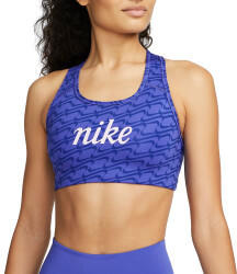 Nike Swoosh Icon Clash All-over Print Sports Bra (DQ5121) blue