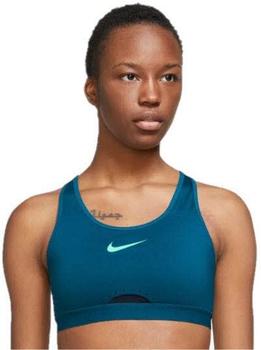 Nike Swoosh High-Support Non-Padded Adjustable Sports Bra (DD0428) blue