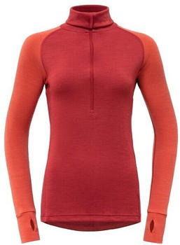Devold Expedition Woman Zip Neck beauty/coral