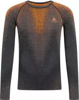 ODLO 196292154, ODLO Herren Unterhemd BL TOP crew neck ls BLACKCOMB