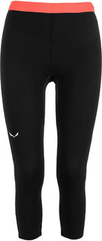 Salewa Cristallo Warm Alpine Merino Responsive 3/4 Leggins Women black out melange