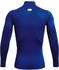 Under Armour Men's ColdGear Compression Mock Neck royal/white