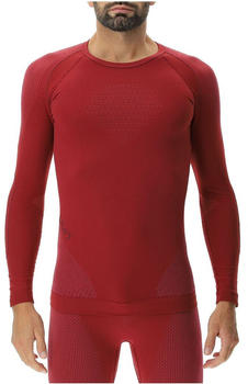 UYN Evolutyon Men Underwear Shirt LS Turtle Neck sofisticated red/bordeaux/bordeaux