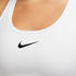 Nike Swoosh Medium Support Sport-BH mit Polster und Grafik (DX6821) white/stone mauve/black