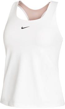 Nike Swoosh Gepolstertes Sport-BH-Tanktop mit mittlerem Halt (DV9897) weiß/stone mauve/schwarz