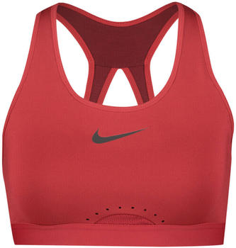 Nike Swoosh High-Support Non-Padded Adjustable Sports Bra (DD0428) pomegranate/pomegranate/black