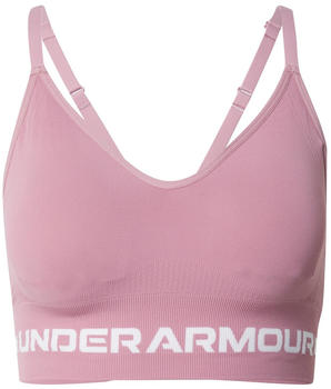 Under Armour Seamless Low Long Sport-BH (1357719) pink elixir/white