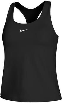 Nike Swoosh Gepolstertes Sport-BH-Tanktop mit mittlerem Halt (DV9897) schwarz/schwarz/weiß