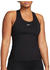 Nike Swoosh Gepolstertes Sport-BH-Tanktop mit mittlerem Halt (DV9897) schwarz/schwarz/weiß
