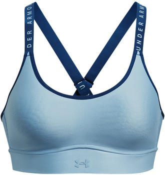 Under Armour Infinity Mid Covered Sports Bra blizzard/varsity blue