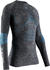 X-Bionic Energy Accumulator 4.0 Melange Shirt Long Sleeve Women dark grey melange/water green