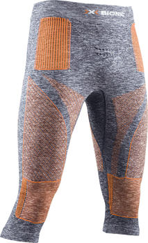 X-Bionic Energy Accumulator 4.0 Melange Pants 3/4 Men grey melange/orange