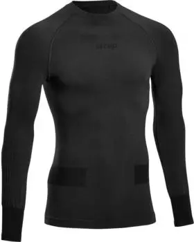 CEP Merino Base Layer Shirt Skiing Men black