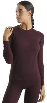 UYN Women Fusyon Biotech LS Underwear Shirt windsor wine