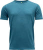 Devold of Norway Eika 100% Merino Herren T-Shirt (Blau L) Skiunterwäsche