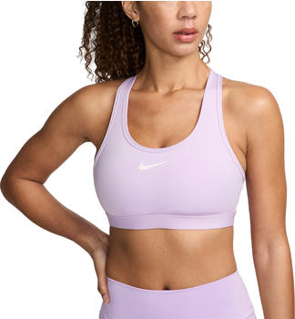 Nike Swoosh Medium Support Women's Padded Sports Bra (DX6821) violet mist/white