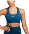 Nike Swoosh Medium Support Women's Padded Sports Bra (DX6821) court blue/white