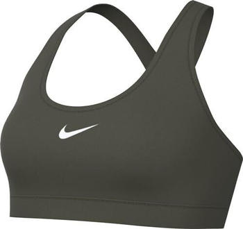 Nike Swoosh Light Support Women's Non-Padded Sports Bra (DX6817) cargo khaki/white