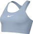 Nike Swoosh Medium Support Women's Padded Sports Bra (DX6821) light armory blue/white