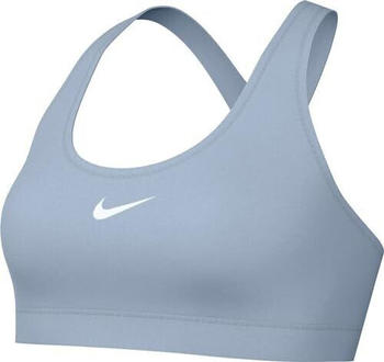 Nike Swoosh Light Support Women's Non-Padded Sports Bra (DX6817) armory blue/white