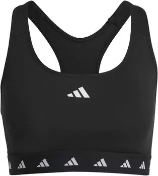 Adidas Powerreact Training Medium-Support Techfit Sports-Bra (HN7273) black