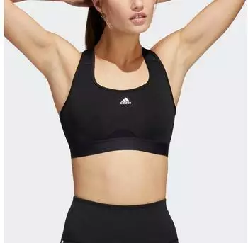 Adidas Powerreact Training Medium-Support Sports-Bra (HC7489) black