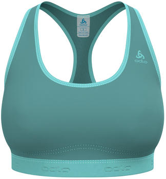 Odlo Ascent Performance Wool Medium Sports Bra arctic/aqua haze Odlo Ascent Performance Wool Medium Sports Bra arctic/aqua haze