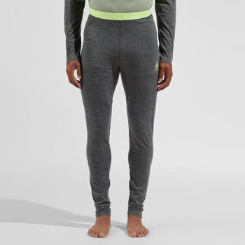 Odlo BL Bottom Long Natural Performance PW 15 dark grey melange/sharp green
