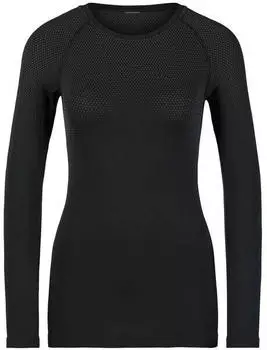 Odlo Women&rsquo;s BL TOP Crew Neck Long Sleeve Performance Light E black
