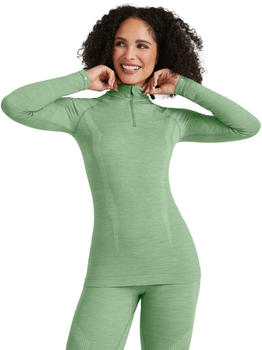 Falke Women Long Sleeve Shirt Wool-tech (33310) quiet green