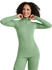 Women Long Sleeve Shirt Wool-tech (33310) quiet green