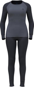 Odlo Women Active Warm Eco Base Layer Set (196701) india ink/folkstone gray