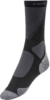 Odlo Socks crew ACTIVE WARM XC schwarz graphit grau