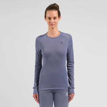 Odlo Women's Active Warm Eco Long-Sleeve Baselayer Top folkstone gray