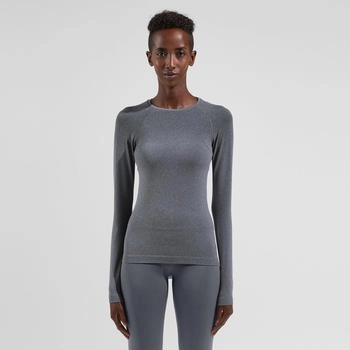 Odlo Women&rsquo;s BL TOP Crew Neck Long Sleeve Performance Light E grey melange