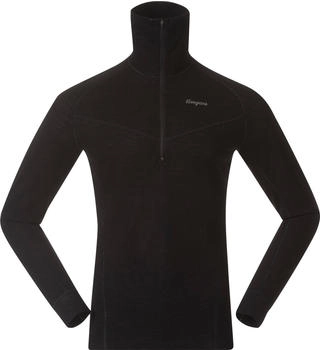 Bergans Inner:Dual Merino Half Zip Men black