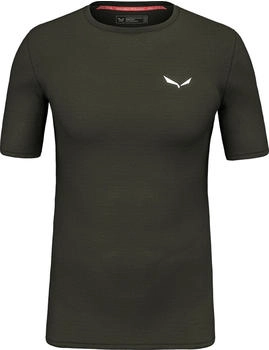 Salewa Cristallo Warm Apine Merino Resonsive Short Baselayer Men green dark olive