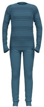 Odlo Kid's Long Active Warm Eco Set Kunstfaserunterwäsche blau dunkelblau